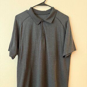 Swiftly Tech Charcoal Grey Polo T-Shirt | Lululemon | XL Men's